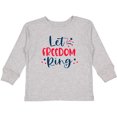 thumbnail image 3 of Inktastic 4th of July Let Freedom Ring with Stars Boys or Girls Long Sleeve Toddler T-Shirt, 3 of 5