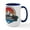 White/Navy Inside, variant on CafePress - Alta Sierra Wofford Heights California Mugs - 15 oz Ceramic Large White Novelty Mug
