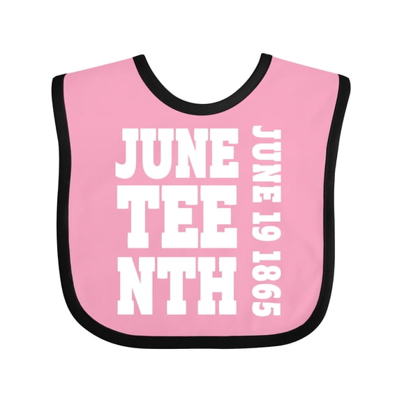 Inktastic Juneteenth June 19, 1865 Boys or Girls Baby Bib