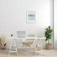 thumbnail image 2 of Stupell Industries Tranquil Blue Beige Stripes Pattern Casual Painting Framed Wall Art, 16 x 20, Design by Dan Meneely, 2 of 8