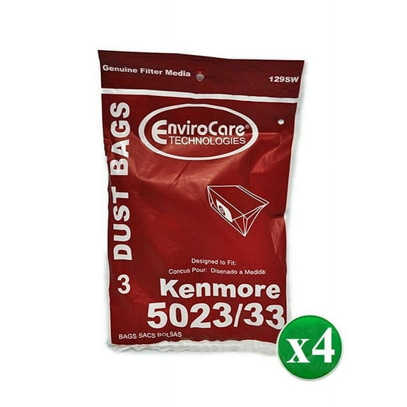 Replacement Part For Kenmore 12 Sears 5023 5033 Type E 02050006000 609196 Canister Vacuum Cleaner Bags