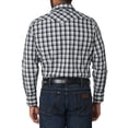 thumbnail image 2 of Wrangler® Men's Long Sleeve Western Plaid Shirt, 2 of 3