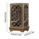 thumbnail image 2 of Juego de Quemadores de Incienso Huecos de Bronce con Tapa y Base Estable. Porta Incienso para Ramadán, Eid, Meditaciones, Yoga, Decoración Del Hogar, Práctica Espiritual. No Incluye Incienso., 2 of 6