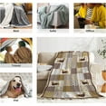 thumbnail image 7 of Yibo Dachshund Blanket Flannel Soft and Comfortable Anti-static Bed Sofa Blanket, 7 of 7