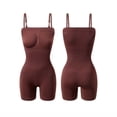 thumbnail image 6 of Idoravan Womens Shapewear Bodysuit Tummy Control Shorts Women Solid Color Beautiful Back Abdomen and Hip Lifting Sling Conjoined Tight Shaping Jumpsuit, 6 of 8