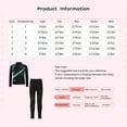 thumbnail image 6 of TiaoBug Kids Girls Shiny Figure Ice Skating Long Sleeve Jacket with Gymnastics Leggings Set Pink 12, 6 of 6