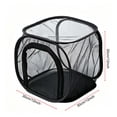 thumbnail image 3 of Foldable Breathable Mesh Insect Breeding Cage, Reusable Transparent Net Habitat Box for Insect Observation, Butterfly Creepy Crawler Breeding, 12"(Blue), 3 of 7