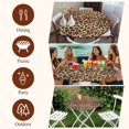 thumbnail image 7 of Leopard Printed Round Tablecloth, Fitted Table Cover with Elastic for 55"-60" Round Tables, Modern Animals Textured Brown Table Cloth Outdoor Indoor Dinning Party Waterproof Tablecloths, 7 of 7