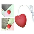 thumbnail image 2 of Love Heart Mouse Funny USB Corded Mouse for Computer Game Mouse Student Creative, 2 of 9