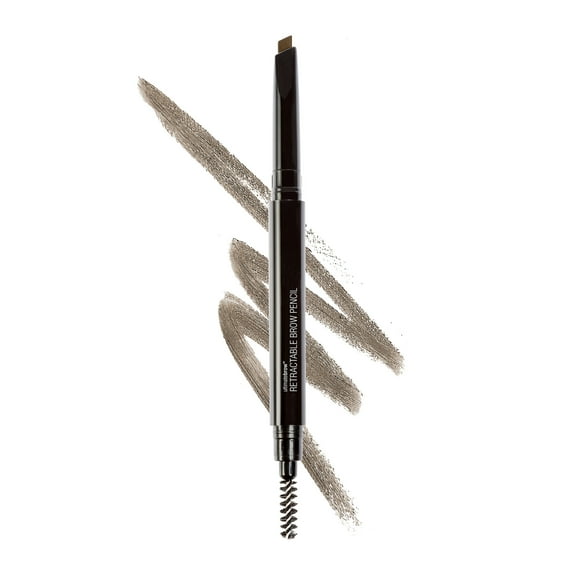 Wet n Wild Ultimate Brow Retractable Eyebrow Color Pencil Brush, Ash Brown, 0.005 oz