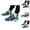 Blue, variant on Wide Sneakers for Boys Girls Durable Walking Running Shoes Easy Wear Shoes Kids Tennis Athletic Running Walking Lightweight Sneakers for Little/Large Kid