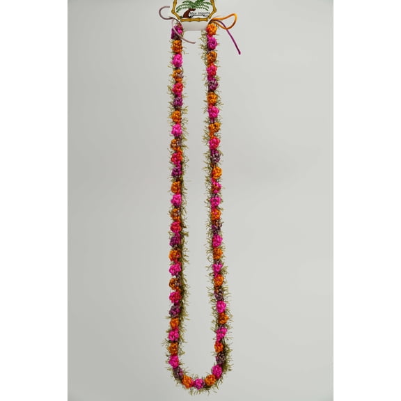 Funcraft Red & Brown Crochet Lei, 1 Each