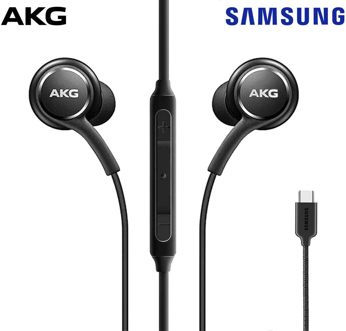 AKG TYPE-C Earphones for Galaxy Tab S7 (2020) Tablets - Headphones USB-C Earbuds w Mic Headset Black for Samsung Galaxy Tab S7 (2020) - image 3 of 3