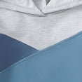 thumbnail image 7 of HCNTES Boys Clothes Kids Little Boy Color Block Half Zip Hoodie & Jogger Pants Outfit Set(18-24 Months,a18-Blue), 7 of 7