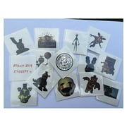 14 five nights at freddy's party tattoos favors foxy puppet springtrap
