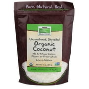 Now Real Food Organic Coconut Unsweetened Shredded -- 10 Oz