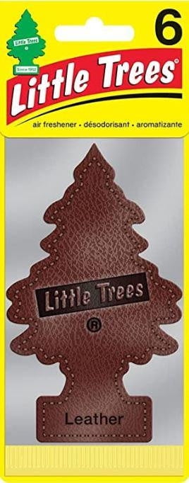 Little Trees 60290 Leather Scented Hanging Air Freshener for Car & Home 96 Pack!