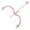 PK1, variant on Red Cupid Bow and Arrow Set 15 Inch Valentines Day Prop Heart Foam Arrow for Women Girls Angel Dress Up Party Favors Romantic Photo Booth Props