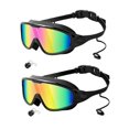 thumbnail image 4 of harper 2 Pcs Lunettes de Natation pour Hommes Femmes Adultes Vue Grand Résistantes à l'Eau Style E, 4 of 9