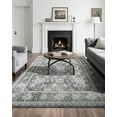 thumbnail image 2 of VEVOR Large Area Rug 8 x 10 ft Anti-Skid and Tear-Resistant Floor Mat Vintage Gray, 2 of 9