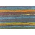 thumbnail image 3 of Unique Loom Indoor Round Abstract Transitional Area Rugs Blue/Yellow/Purple, 8' 2 x 8' 2 Round, 3 of 7
