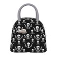thumbnail image 1 of Fotbe Pirate skulls Bolsa de Almuerzo con Estampado, Lonchera Aislada, Contenedor de Comida Reutilizable Tipo Cooler a Prueba de Fugas, 1 of 6