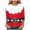 Brick Red, variant on Women Christmas Shirts 3/4 Length Sleeve Tunic Blouses Xmas Tree Cute Print Tops Crew Neck Graphic Tees Womens Christmas T Shirts,Size XXXL