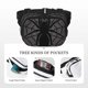 thumbnail image 5 of Fotbe Black Spider On Web 1 Cangurera Cuadrada con Estampado de Doble Capa, Bolsa de Cintura Ajustable Mini para Hombres y Mujeres, 5 of 9
