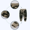 thumbnail image 4 of Ruyang Boys Girls Camo Sweatpants Toddler Kids Causal Fashion Jogger Pants Loose Active Pants Tracksuit Fall Winter, 4 of 4