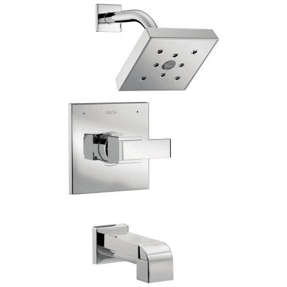 Delta Ara MonitorÂ® 14 Series H2OkineticÂ® Tub & Shower Trim in Chrome T14467