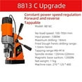 thumbnail image 2 of Magnetic Drill Press 1380W Adjustable Magnetic Drill Press Machine For Engineering Steel Structure Industrial Grade ,Flexible Adjustment, 2 of 7
