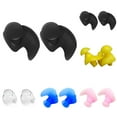 thumbnail image 4 of Happy Date 2Pcs/Set Silicone Swimming Ear Plugs Great Waterproof Ultra Comfy Earplugs Prevent Swimmers Ear, 4 of 6