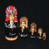"""The Beatles"" 5 pcs Russian Matryoshka, Nesting Doll"