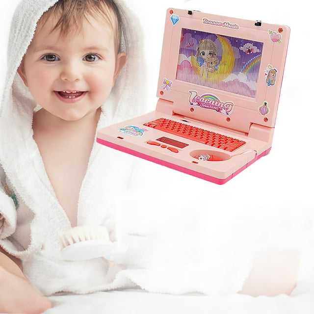 IMENGL Realistic Children's Laptop Early Education Toy With Lights And Music Interactive Learning Tool For Toddlers Multifunctional Enlightenment Educational Toy Early Classifying,Education Material
