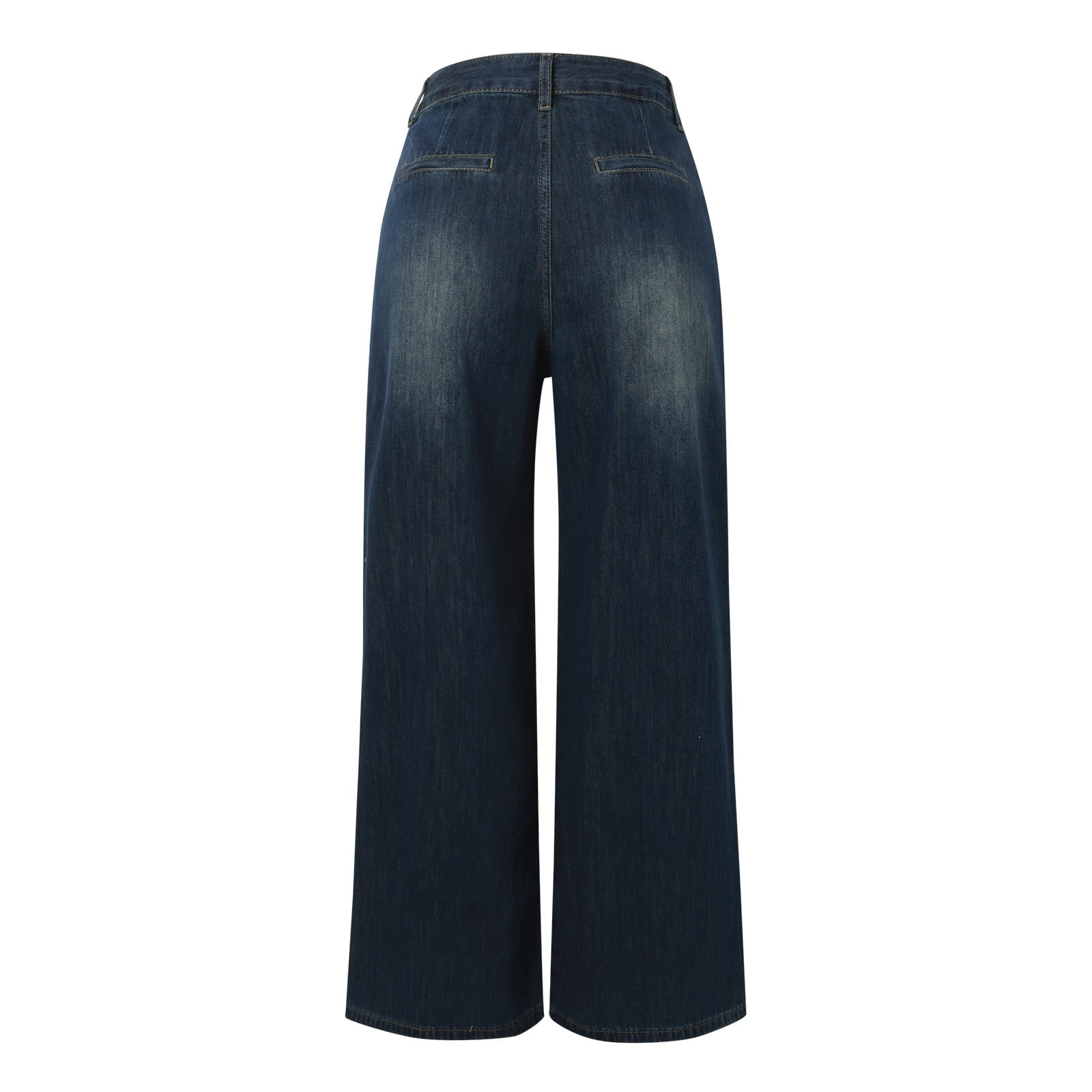 QYZEU Women Jeans High Waist Bell Bottoms Fashion Trousers