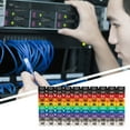 thumbnail image 6 of LABSERRON Number Tube 100pcs Clip-On Wire Tags Electrical Small Cable Markers Bright Colors For Cord Identification, 6 of 8