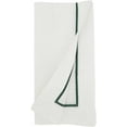 thumbnail image 3 of Fennco Styles Jasper Green Embroidered Line Design Cloth Napkins 20" W x 20" L, Set of 4 - Shimmering Dinner Napkins for Home Décor, Everyday Use, Christmas, Banquets and Special Events, 3 of 4
