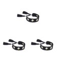 thumbnail image 3 of Guardurnaity unisex única de poliéster Pulseras de la amistad para hombres y mujeres Glamour personalizado Negro Type1 NO1, 3 of 6