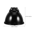 thumbnail image 2 of FESTFENDS 2Jgo Protector De Térmica Para Reptiles Con Reflector Eficiente En Inoxidable Negro, 2 of 8