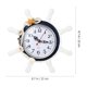 thumbnail image 5 of Reloj de pared con forma de rueda de barco, reloj decorativo de playa para habitación infantil náutica, decoración de dormitorio ( ), 5 of 5