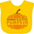 thumbnail image 3 of Inktastic Nonna's Little Pumpkin Boys or Girls Baby Bib, 3 of 4