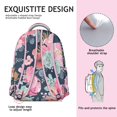 thumbnail image 5 of "Adorable Wildflower Print Backpack Featuring Sunflowers - Perfect College Bag for Women, Multiple Organizer Pockets, Comfortable Adjustable Straps", 5 of 6