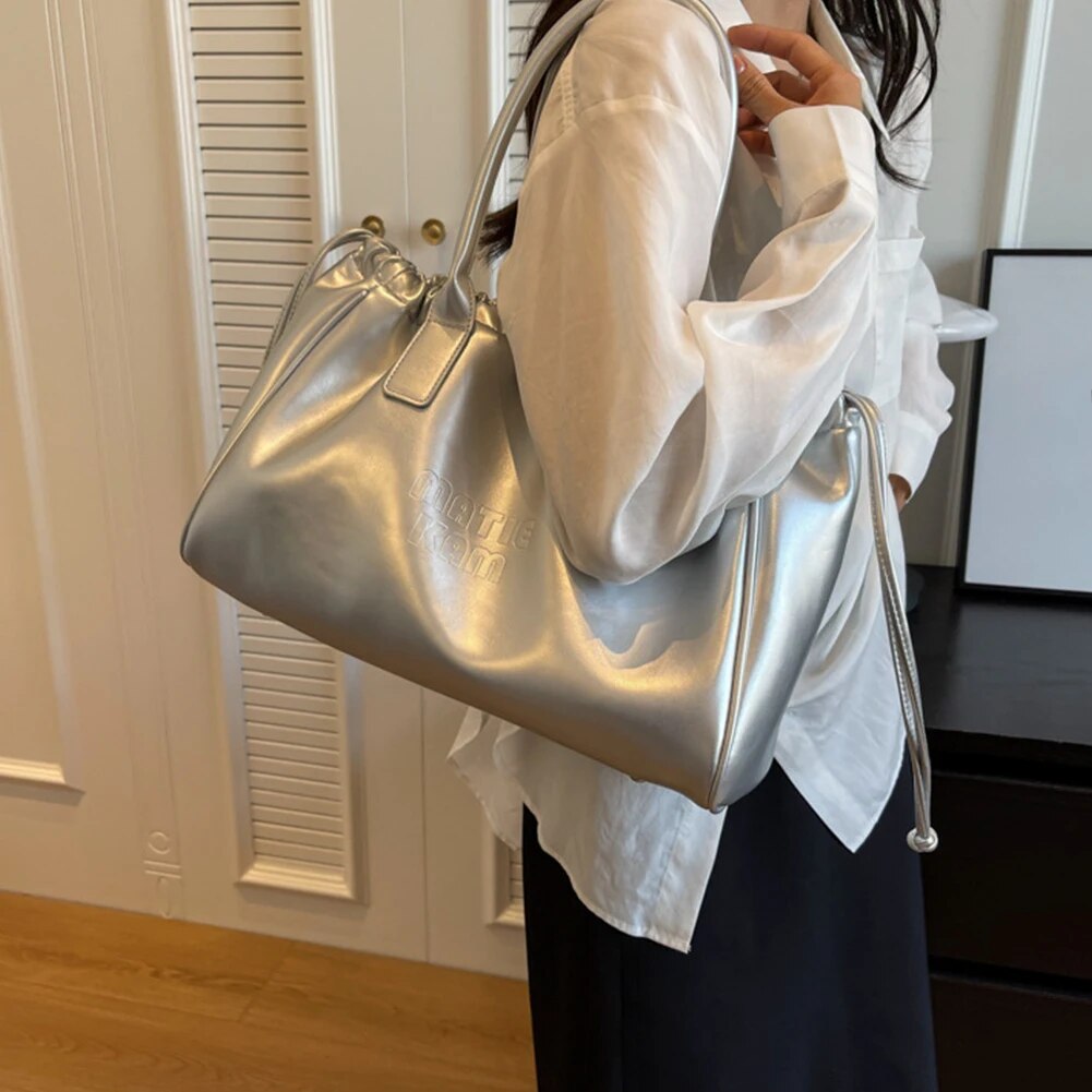 Sacs Fourre-Tout Noirs pour Femmes Sacs à Main de Luxe Vintage Sac