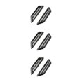 thumbnail image 1 of Scienceny 1 par de rejillas de ventilación de ABS para coche, repuesto elegante Universal antioxidante, actualización modificada, pieza Type1 NO1, 1 of 6