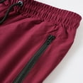 thumbnail image 6 of Dolkfu Mens Shorts Drawstring Athletic Basketball Shorts Elastic Waist Zipper Pocket Gym Mens 5 Inch Inseam Shorts XL, 6 of 7