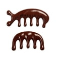 thumbnail image 4 of Brown Wooden Five-Tooth Dolphin Massage Comb For Hair Care And Scalp Relaxation, 4 of 8