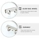 thumbnail image 3 of Greenadscape 20Ud Clamps Con Polea Doble Para Puertas De Vidrio De Muebles Color Plata, 3 of 6