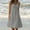 Gray, variant on Viadha Womens Spring Dresses Womens Fashion Holiday Summer Solid Color Sleeveless Party Beach Dress