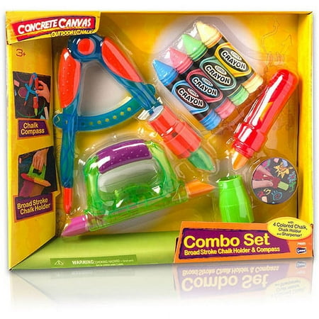 Concrete Canvas Street Sidewalk Chalk Art Tools Combo Set