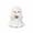 White B, variant on White Ghost LED Lighted Resin Sculptures Set, Hear See Speak No Evil Design, Cute Spooky Ornament for Halloween Tiered Tray Mantel Shelf, Festive Home Tabletop Decoration